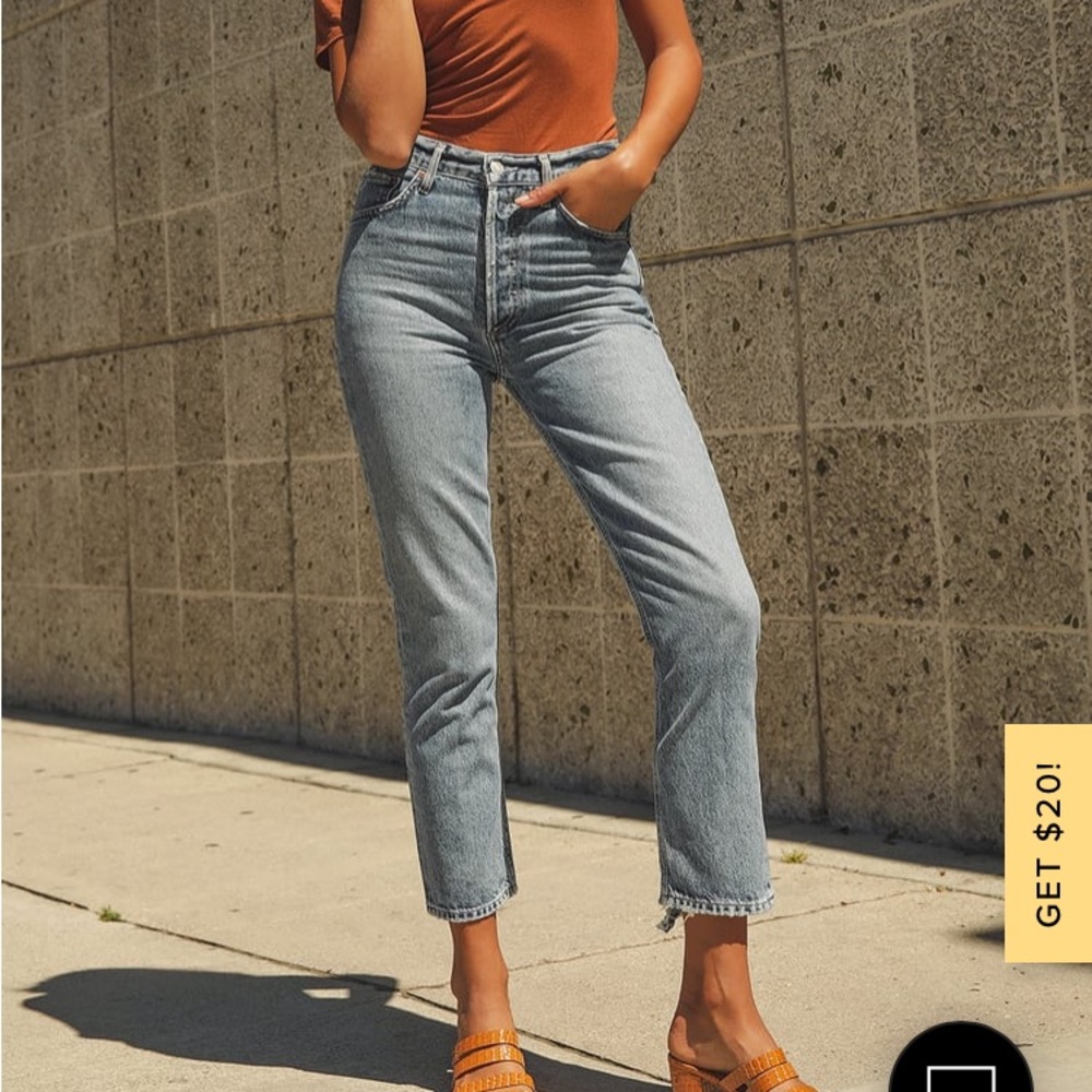 Agolde Riley in Emulsion